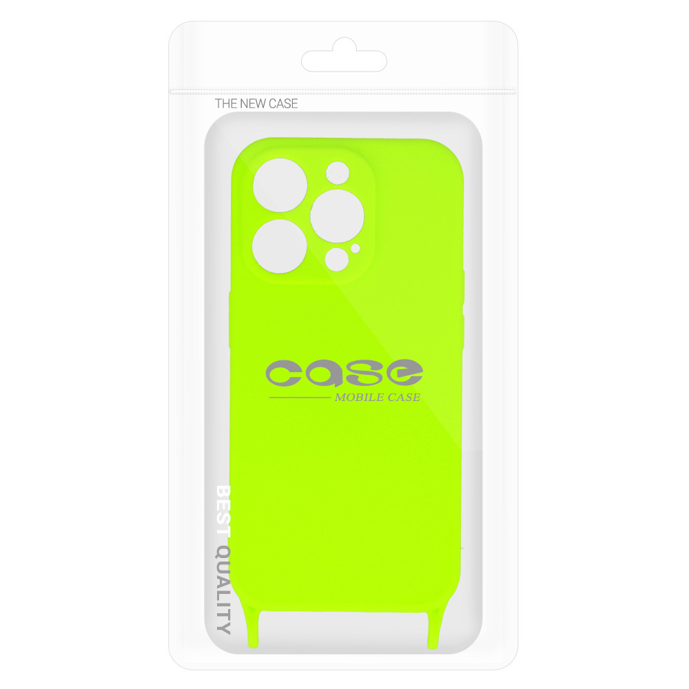 Pokrowiec Strap Silicone Case wzr 2 limonkowy Apple iPhone 13 Pro / 8