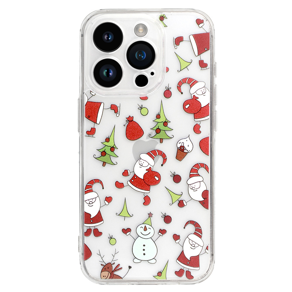 Pokrowiec witeczny Christmas Clear Case wzr 1 Apple iPhone 13 Pro / 2