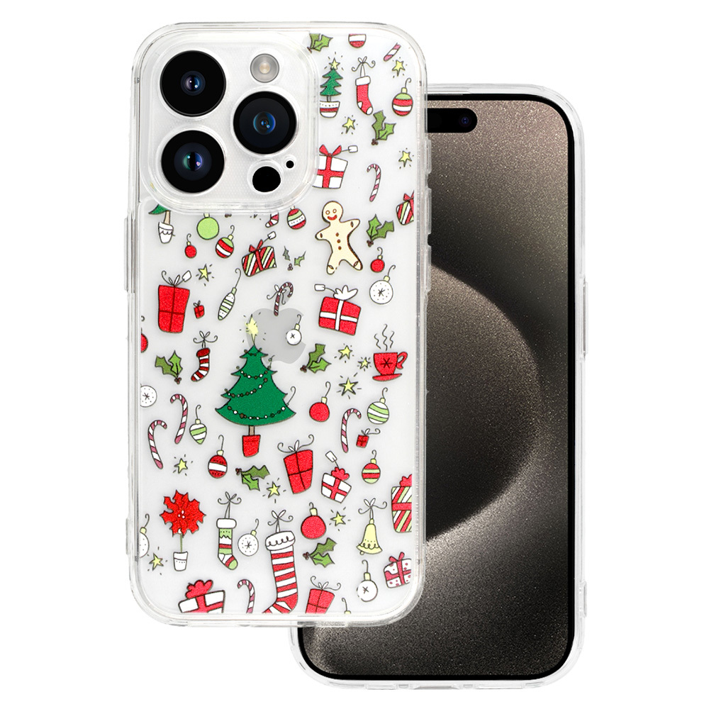 Pokrowiec witeczny Christmas Clear Case wzr 2 Apple iPhone 11