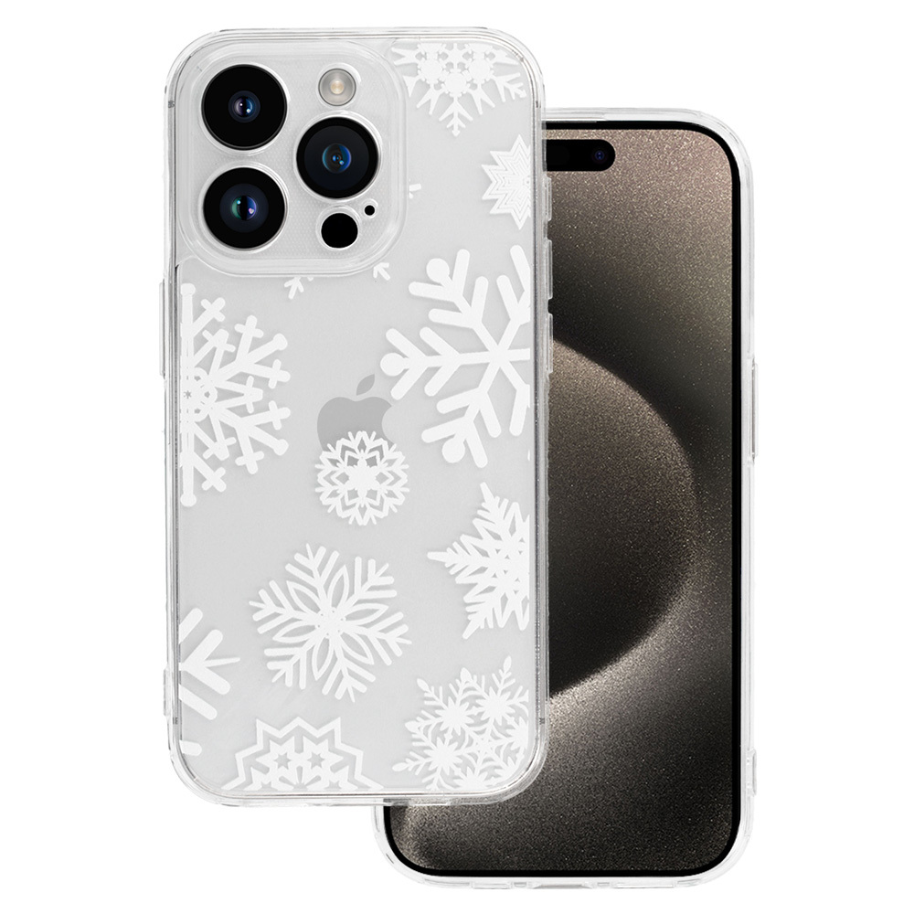 Pokrowiec witeczny Christmas Clear Case wzr 4 Apple iPhone 13 Pro