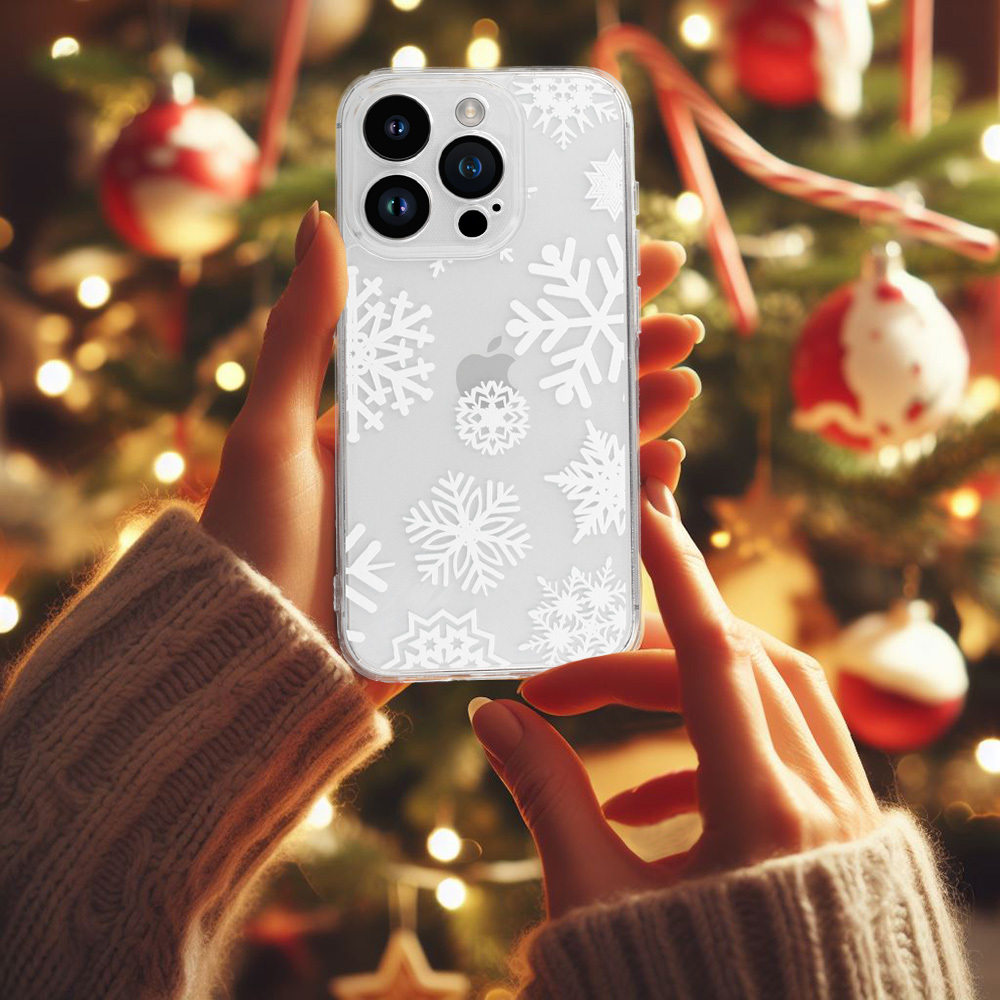 Pokrowiec witeczny Christmas Clear Case wzr 4 Apple iPhone 13 Pro / 5