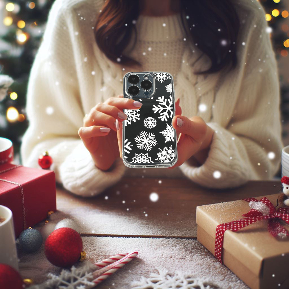 Pokrowiec witeczny Christmas Clear Case wzr 4 Apple iPhone 13 Pro / 6