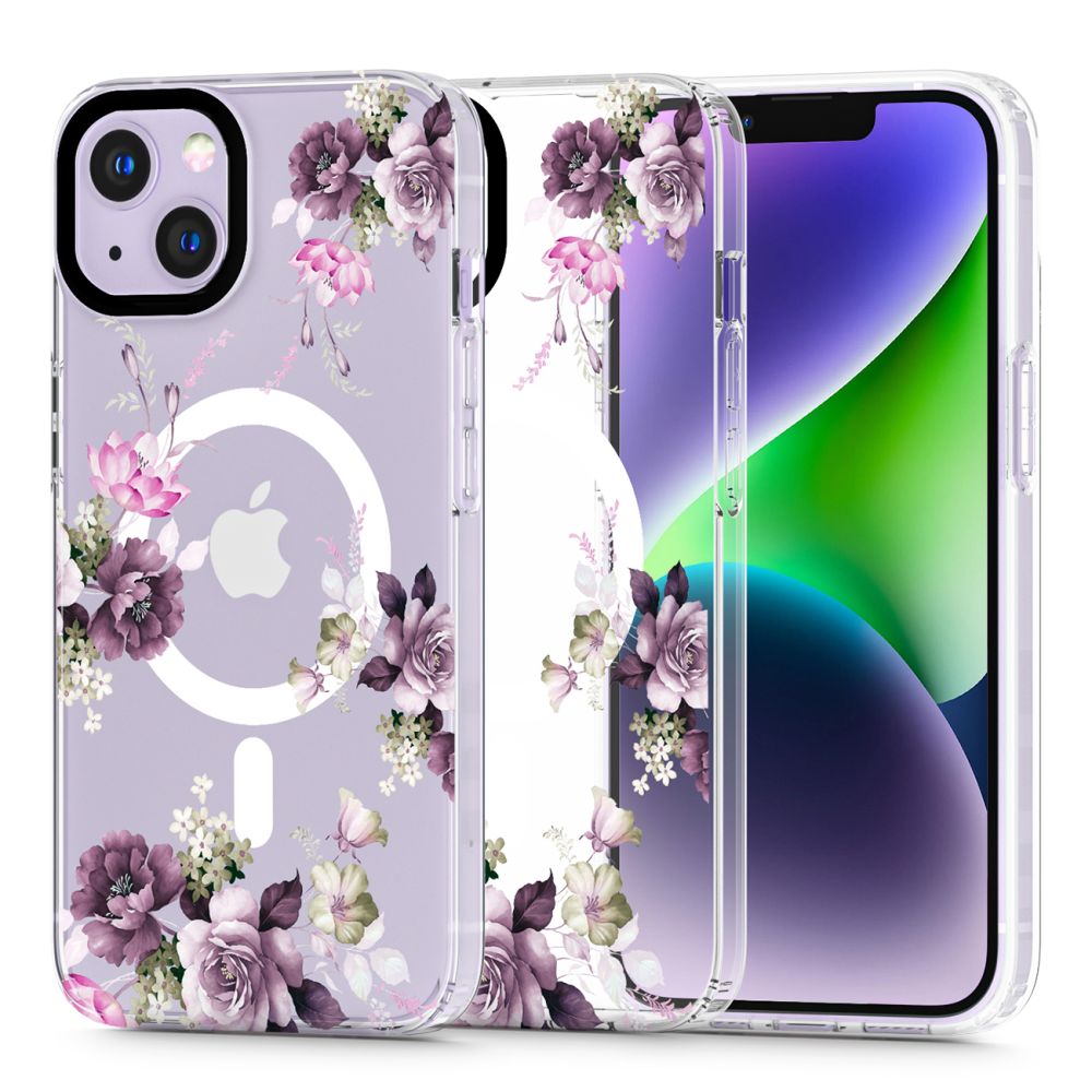 Pokrowiec Tech-Protect Magmood Magsafe wzr spring floral Apple iPhone 14