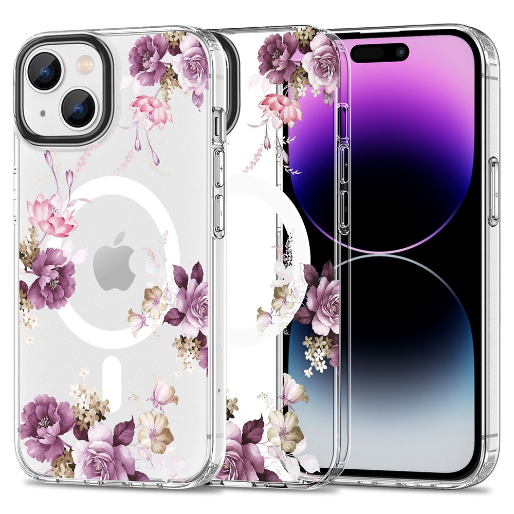 Pokrowiec Tech-Protect Magmood Magsafe wzr spring floral Apple iPhone 15 Plus