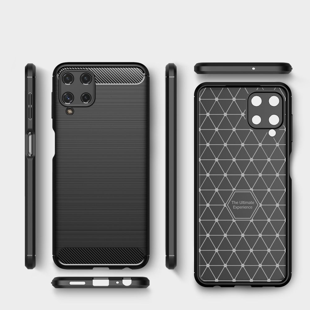 Pokrowiec Tech-Protect TpuCarbon czarny Samsung Galaxy A22 / 10