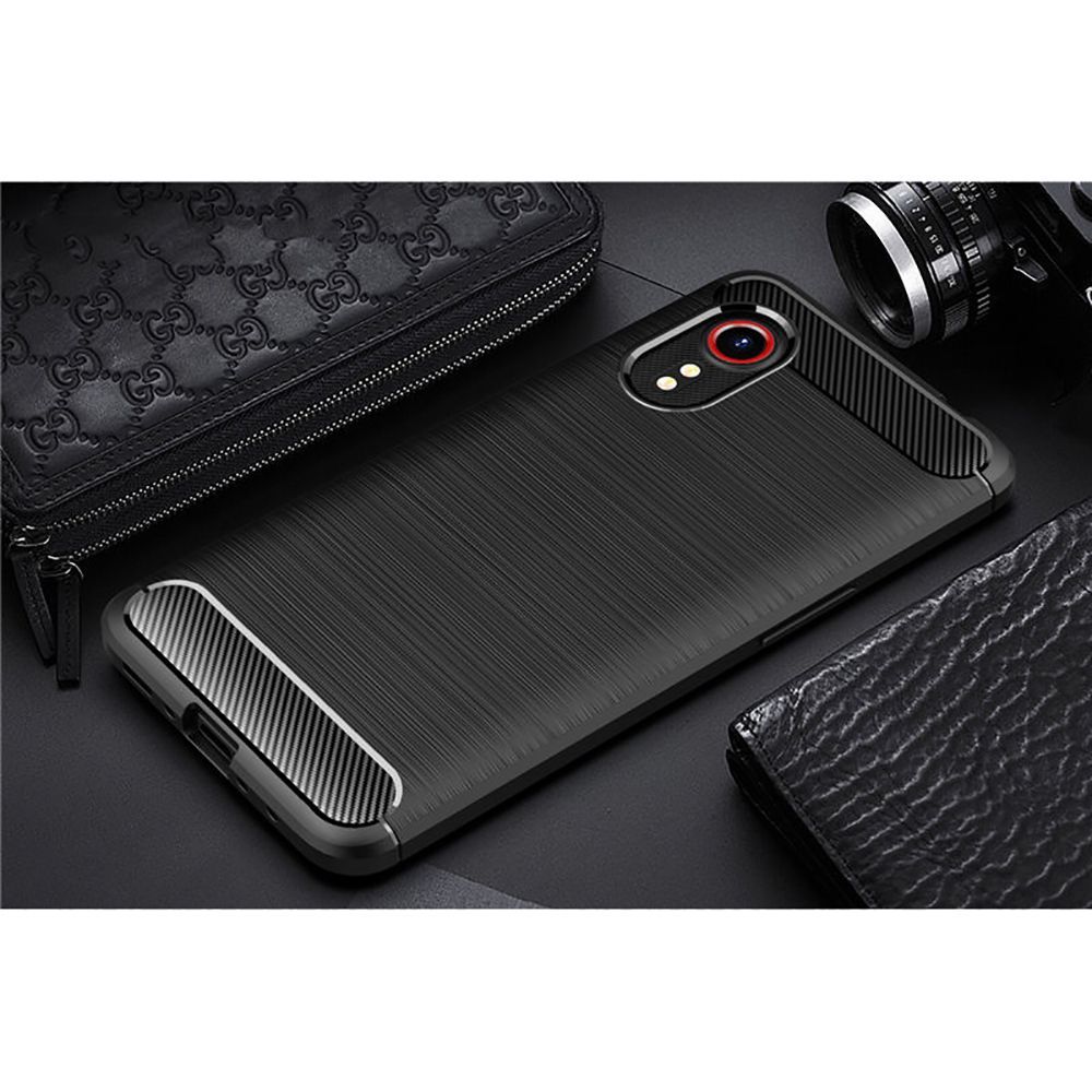 Pokrowiec Tech-Protect TpuCarbon czarny Samsung Galaxy XCover 7 / 9