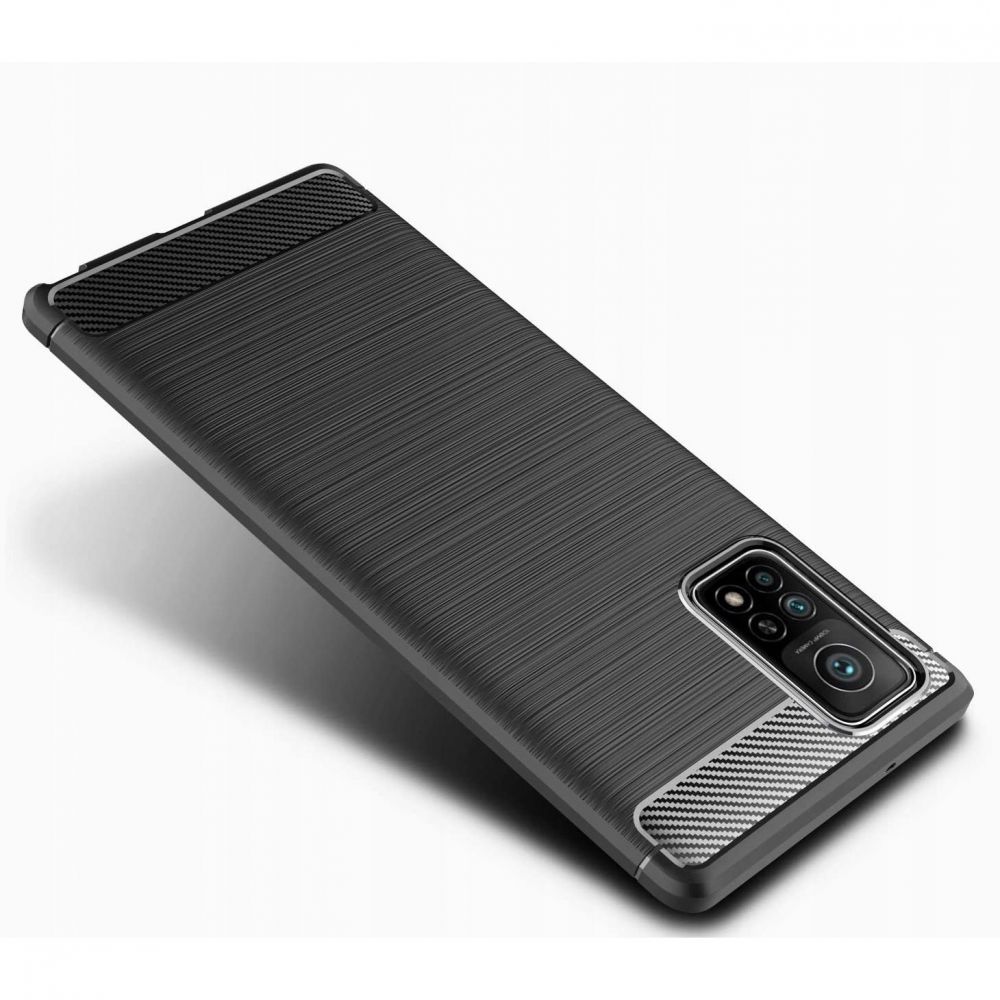 Pokrowiec Tech-Protect TpuCarbon czarny Xiaomi Mi 10T Pro / 8