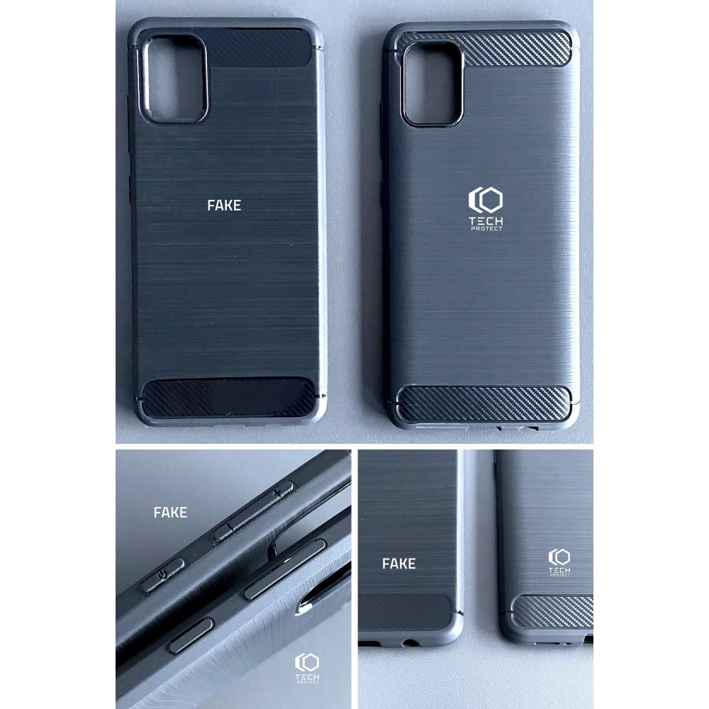 Pokrowiec Tech-Protect TpuCarbon czarny Xiaomi Mi 11 Lite / 2