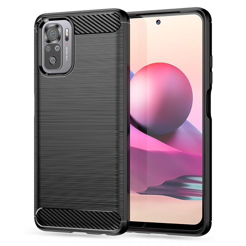 Pokrowiec Tech-Protect TpuCarbon czarny Xiaomi POCO M5s