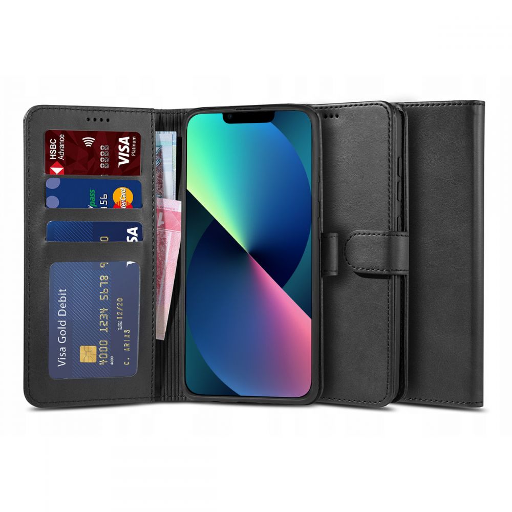 Pokrowiec Tech-protect Wallet czarny Apple iPhone 13