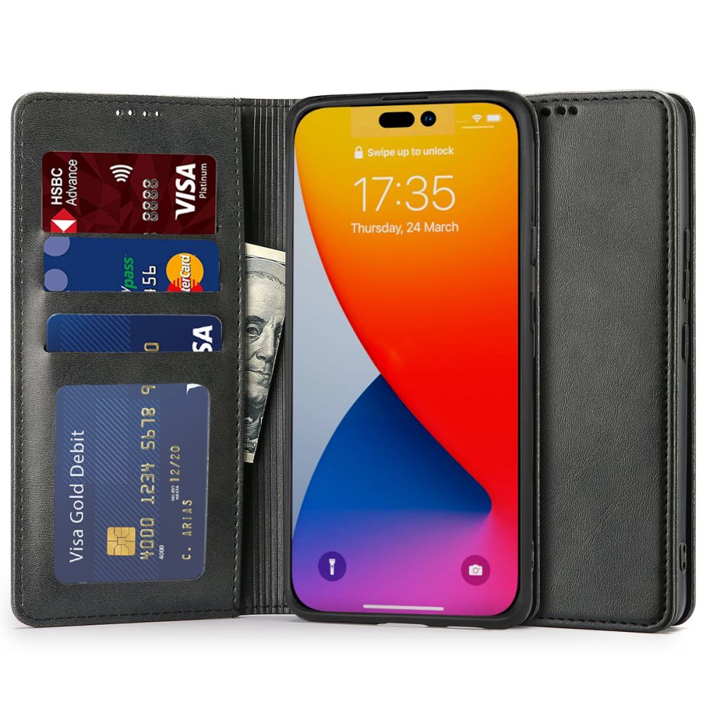 Pokrowiec Tech-protect Wallet czarny Apple iPhone 14 Pro