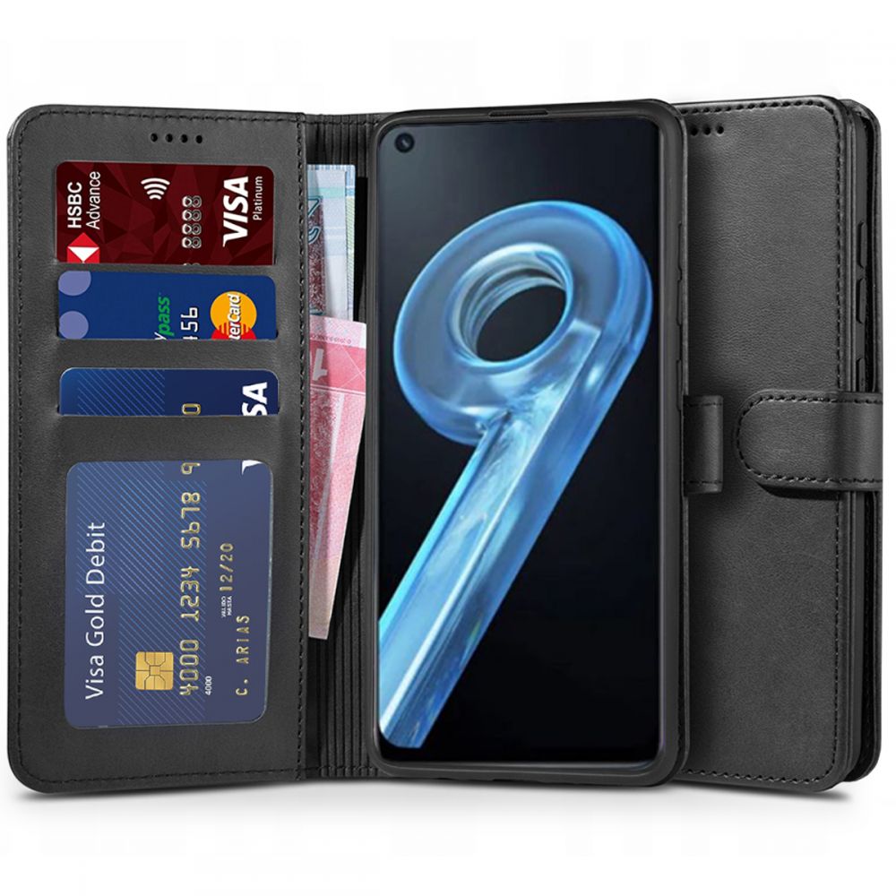 Pokrowiec Tech-protect Wallet czarny Oppo A96