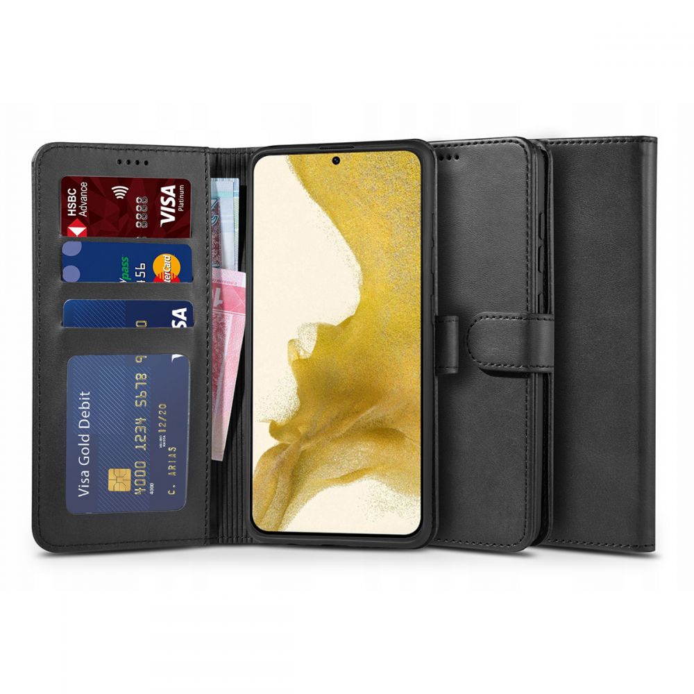 Pokrowiec Tech-protect Wallet czarny Samsung Galaxy S22 Plus