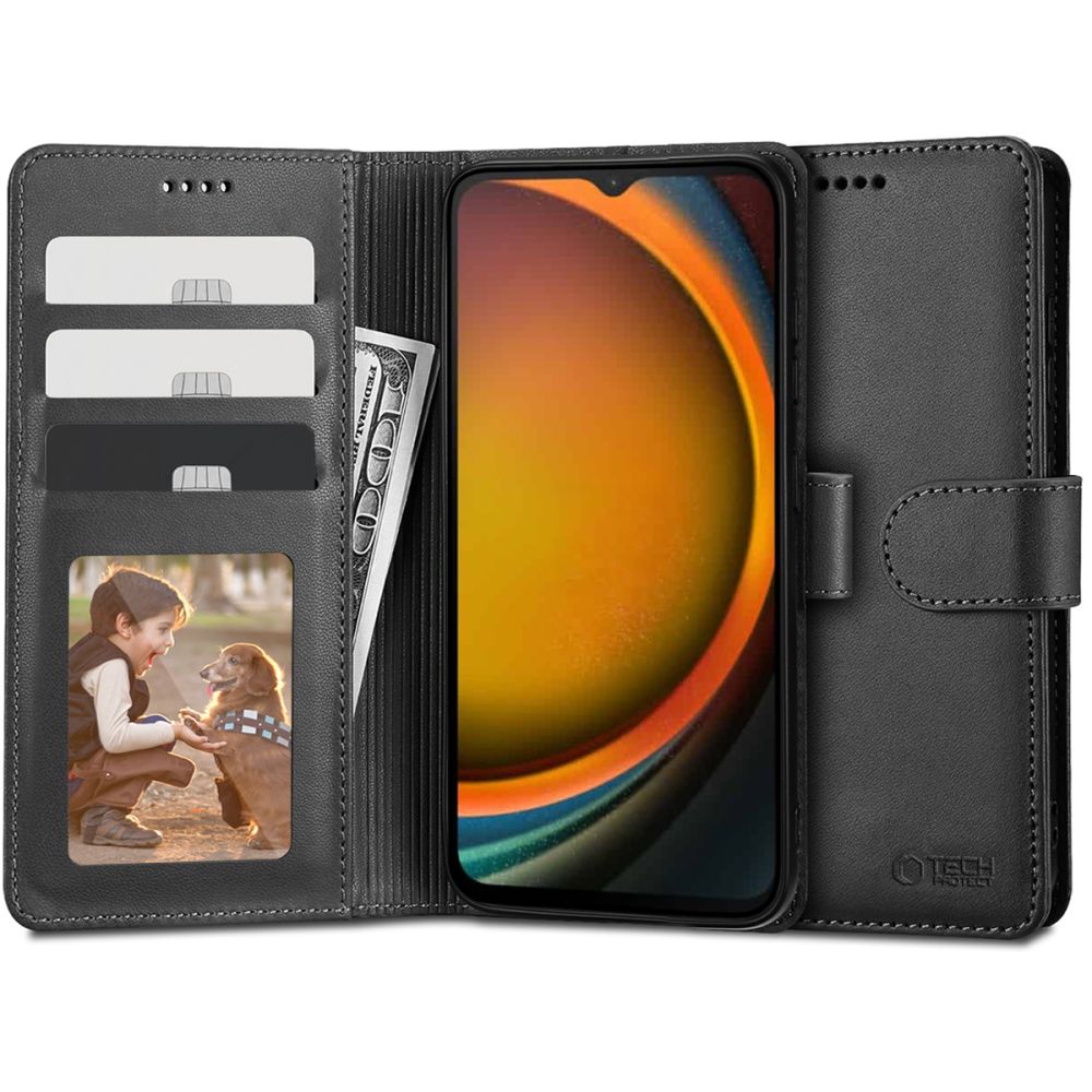 Pokrowiec Tech-protect Wallet czarny Samsung Galaxy XCover 7