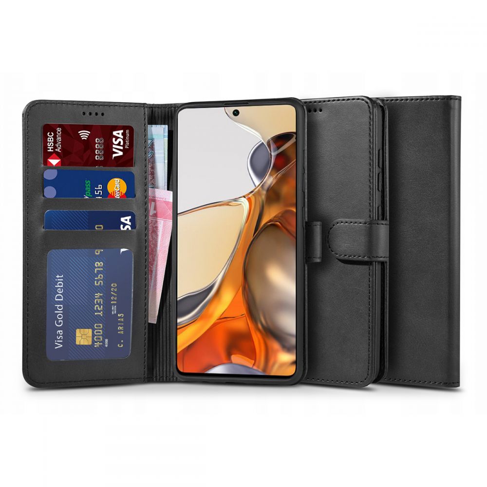 Pokrowiec Tech-protect Wallet czarny Xiaomi 11T 5G