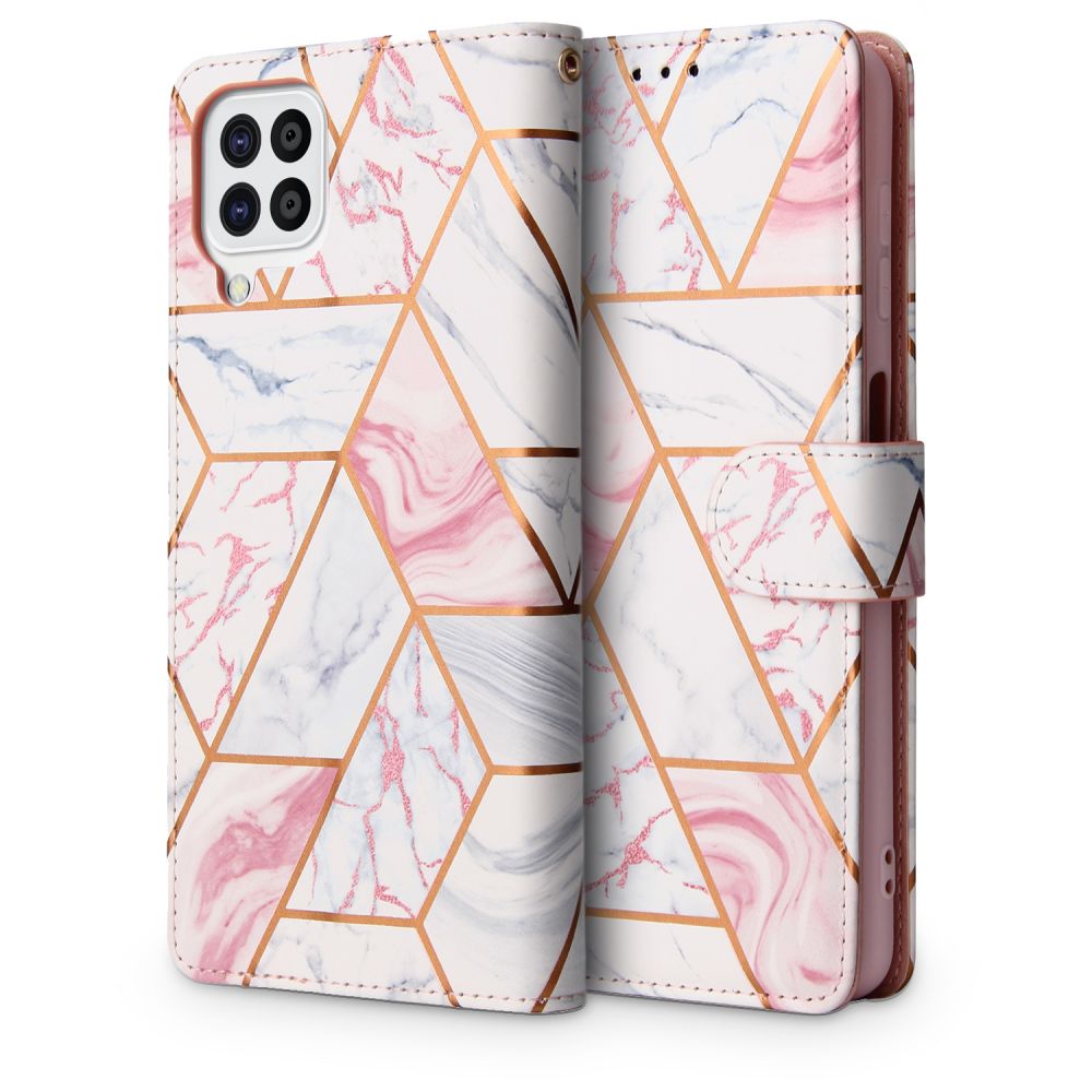 Pokrowiec Tech-protect Wallet marble Samsung A22 4G / 2