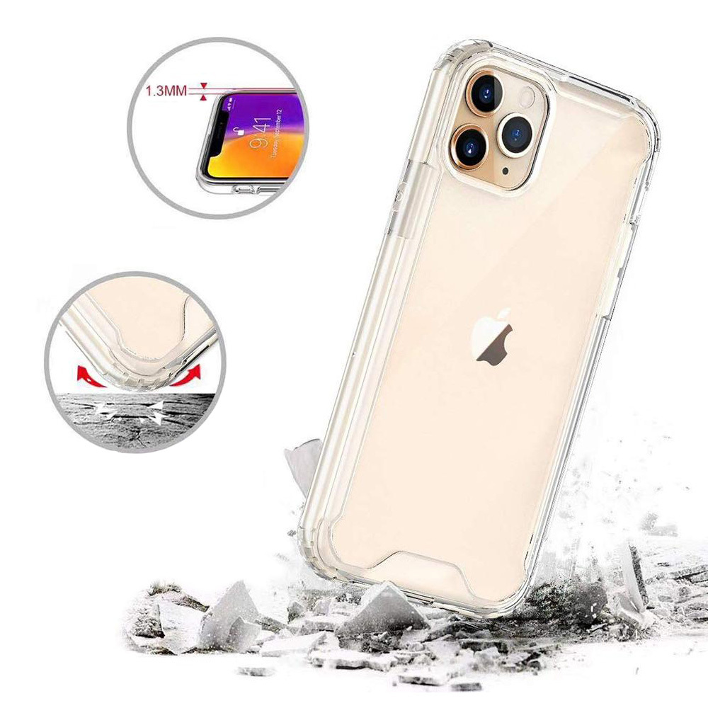 Pokrowiec Tel Protect Acrylic Case czarny Apple iPhone 11 Pro Max / 3