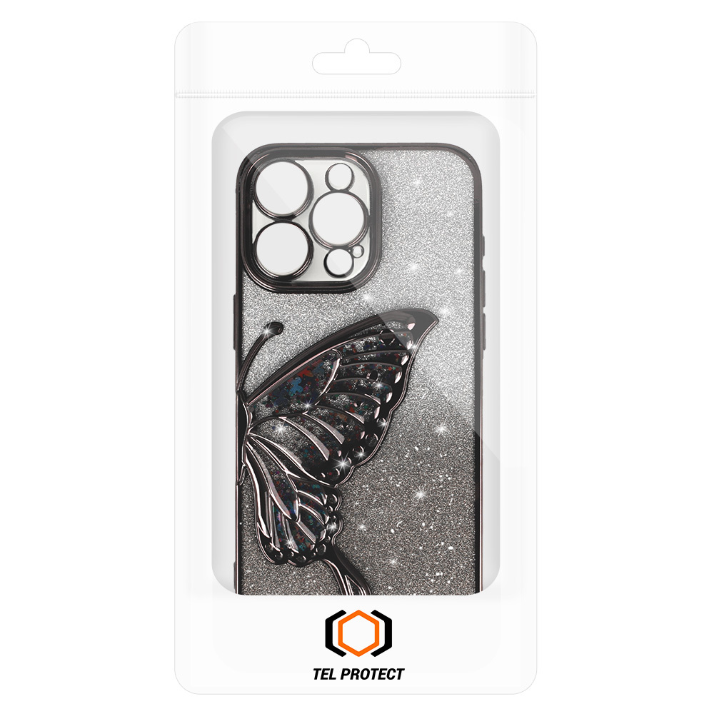 Pokrowiec Tel Protect Butterfly Water Case czarny Apple iPhone 11 / 6