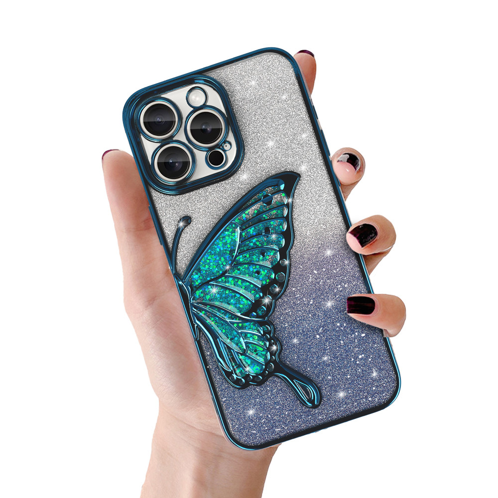 Pokrowiec Tel Protect Butterfly Water Case niebieski Apple iPhone 11