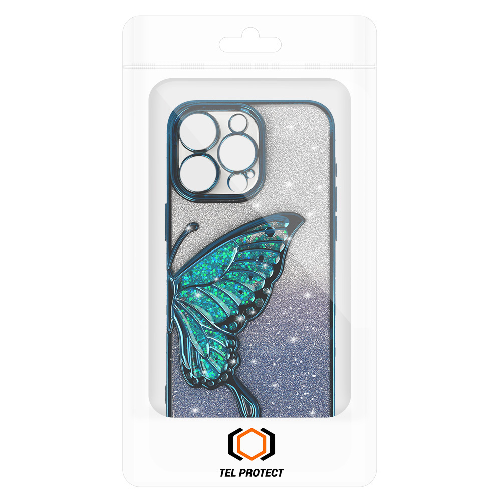 Pokrowiec Tel Protect Butterfly Water Case niebieski Apple iPhone 11 / 6