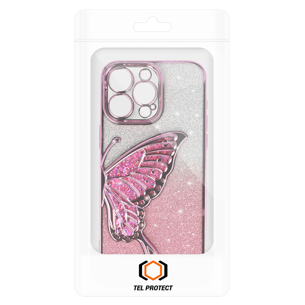 Pokrowiec Tel Protect Butterfly Water Case rowy Apple iPhone 11 / 6