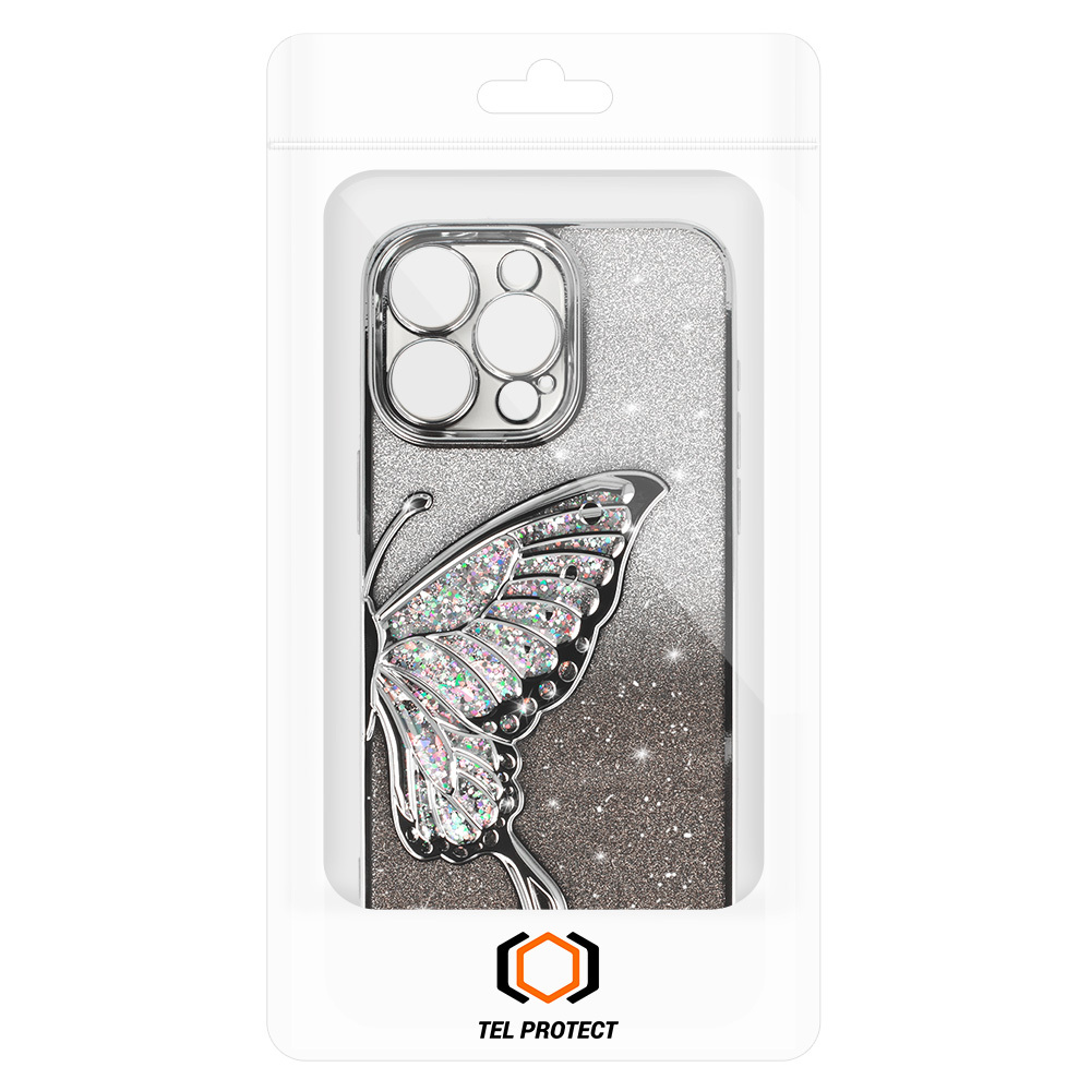 Pokrowiec Tel Protect Butterfly Water Case srebrny Apple iPhone 11 / 6