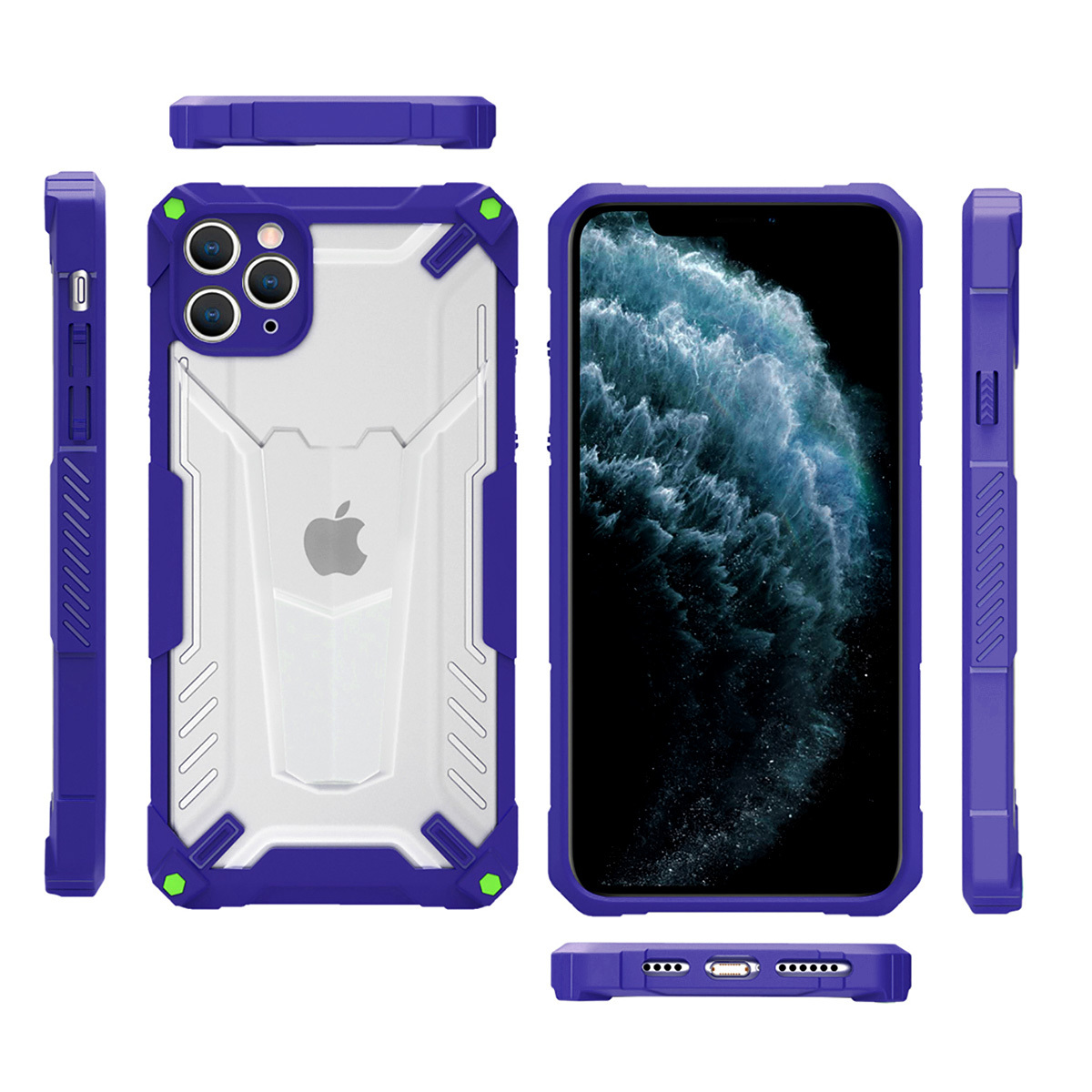 Pokrowiec Tel Protect Hybrid Case granatowy Apple iPhone 12 Pro Max / 9