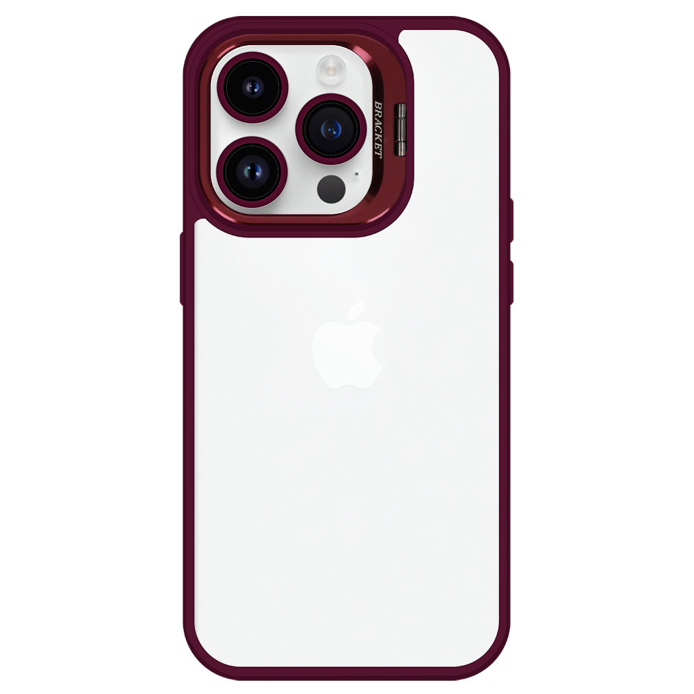 Pokrowiec Tel Protect Kickstand Case burgundowy Apple iPhone 13 Pro / 2