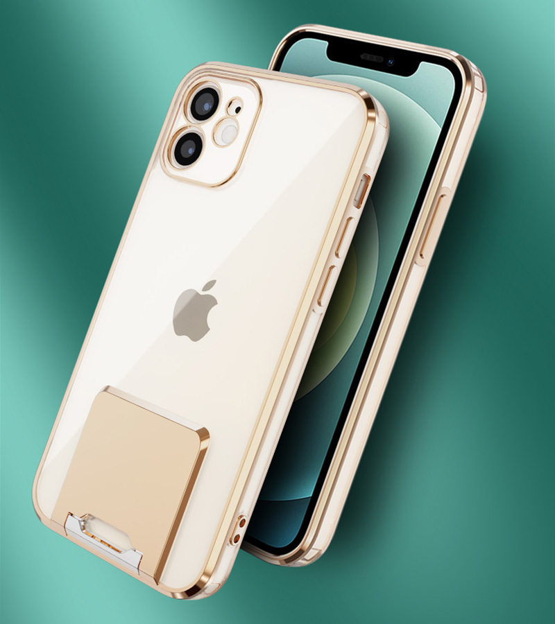 Pokrowiec Tel Protect Kickstand Luxury Case fioletowy Apple iPhone XS / 5