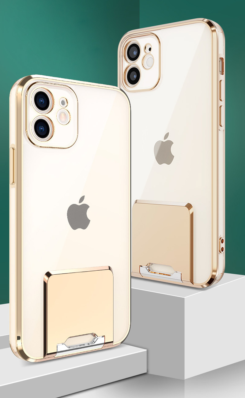 Pokrowiec Tel Protect Kickstand Luxury Case fioletowy Apple iPhone XS / 6