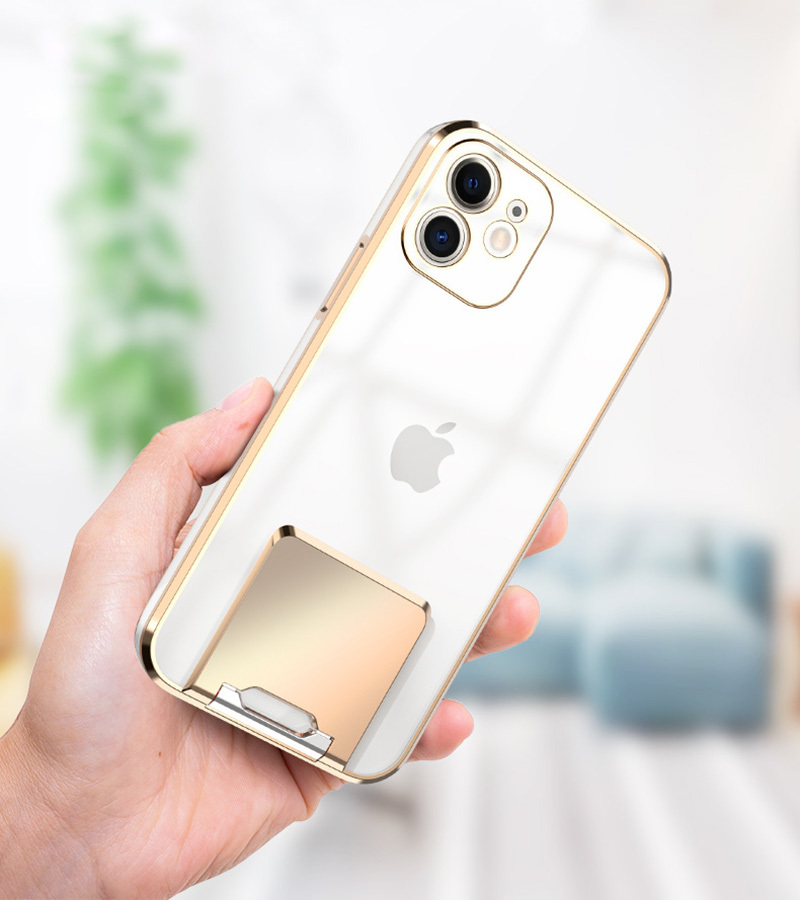 Pokrowiec Tel Protect Kickstand Luxury Case fioletowy Apple iPhone XS / 7