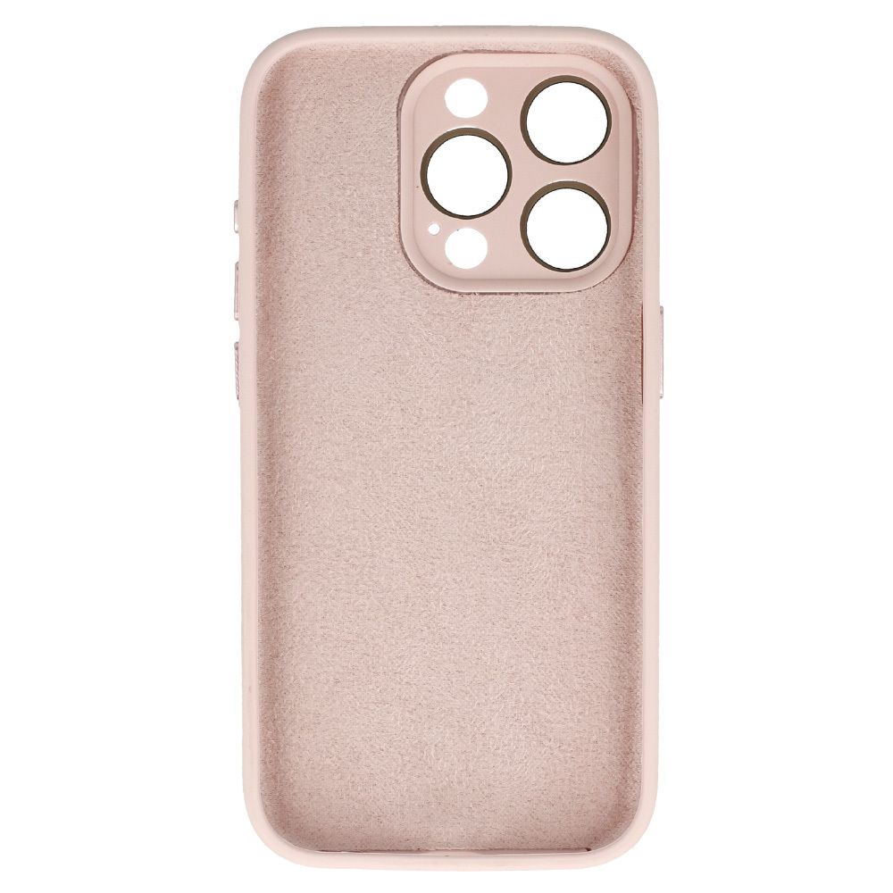 Pokrowiec Tel Protect Lichi Soft Case beowy Apple iPhone 15 Pro / 3