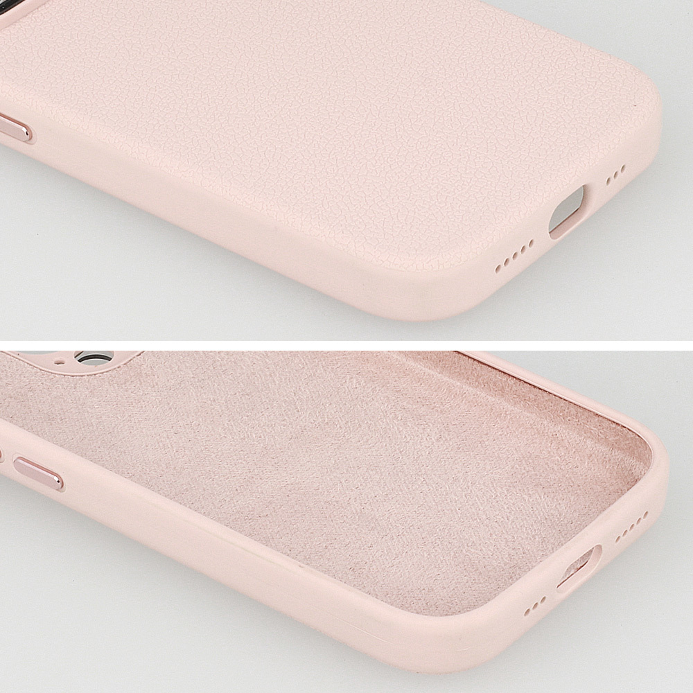 Pokrowiec Tel Protect Lichi Soft Case beowy Apple iPhone 15 Pro / 4