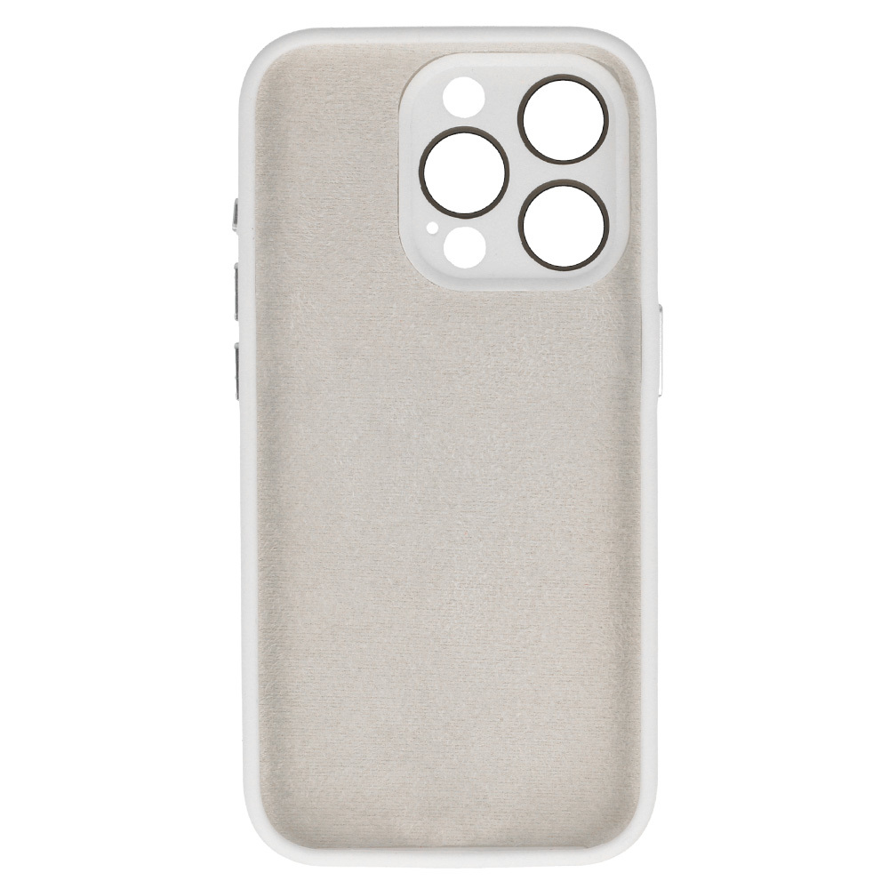 Pokrowiec Tel Protect Lichi Soft Case biay Apple iPhone 15 Plus / 3