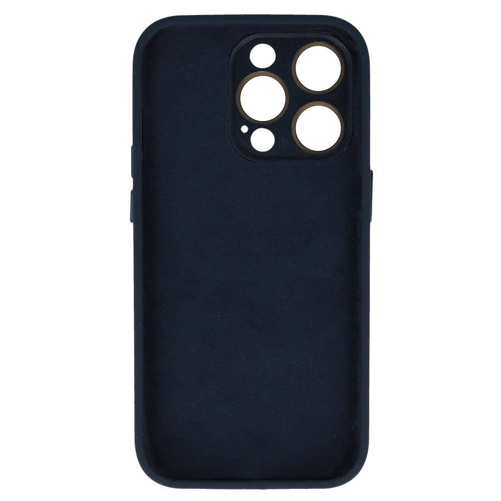 Pokrowiec Tel Protect Lichi Soft Case granatowy Apple iPhone 13 / 3