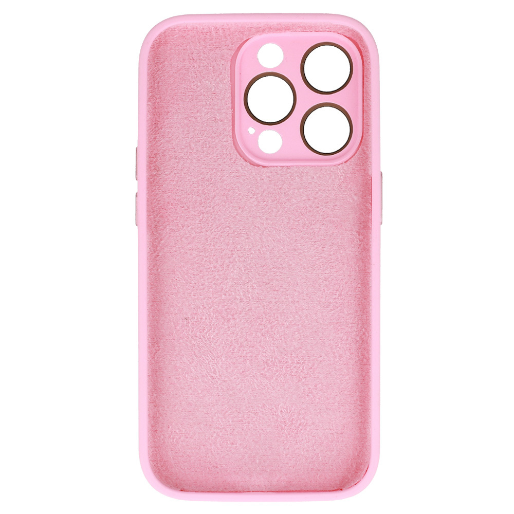 Pokrowiec Tel Protect Lichi Soft Case jasnorowy Apple iPhone 13 Pro Max / 3