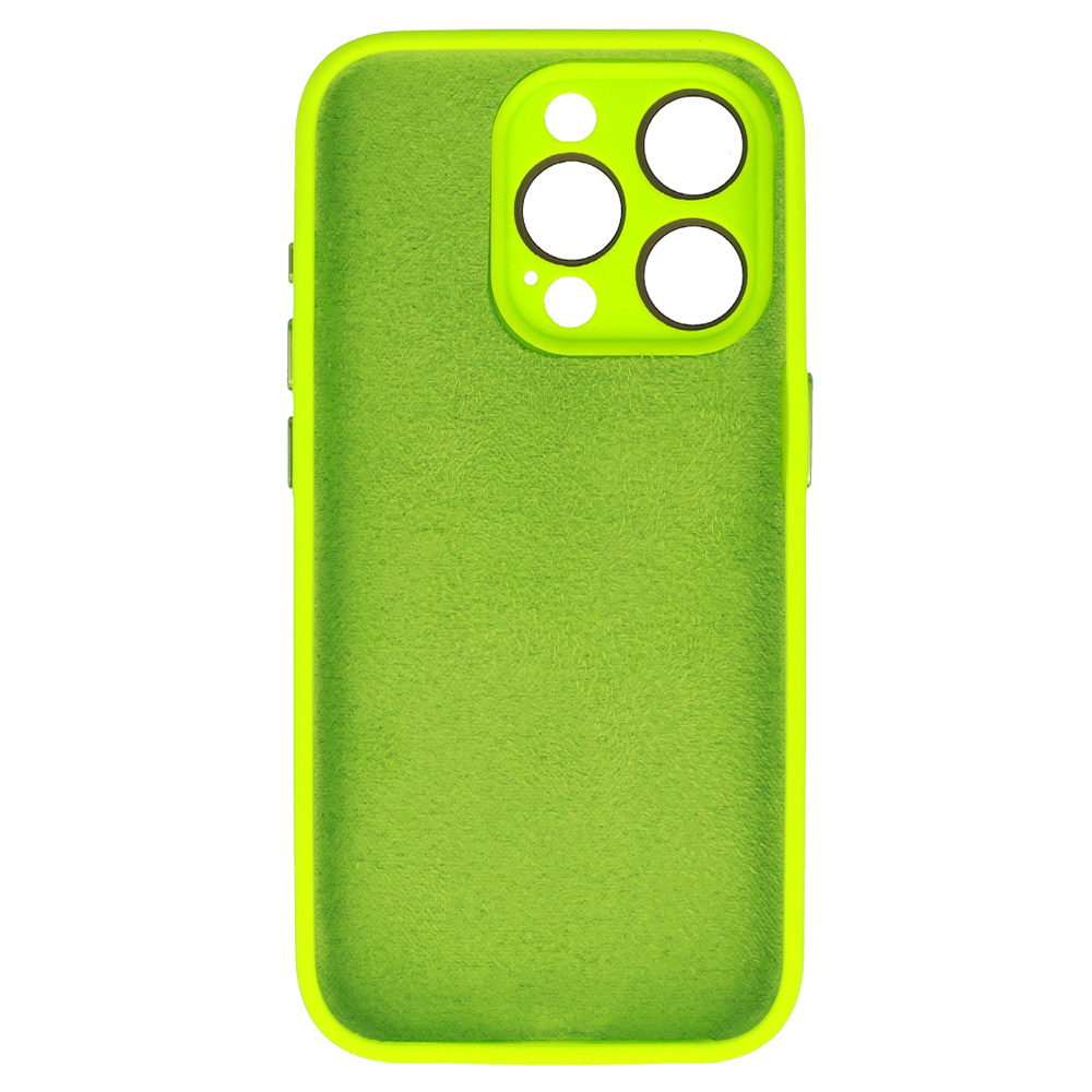 Pokrowiec Tel Protect Lichi Soft Case limonkowy Apple iPhone 15 Plus / 3