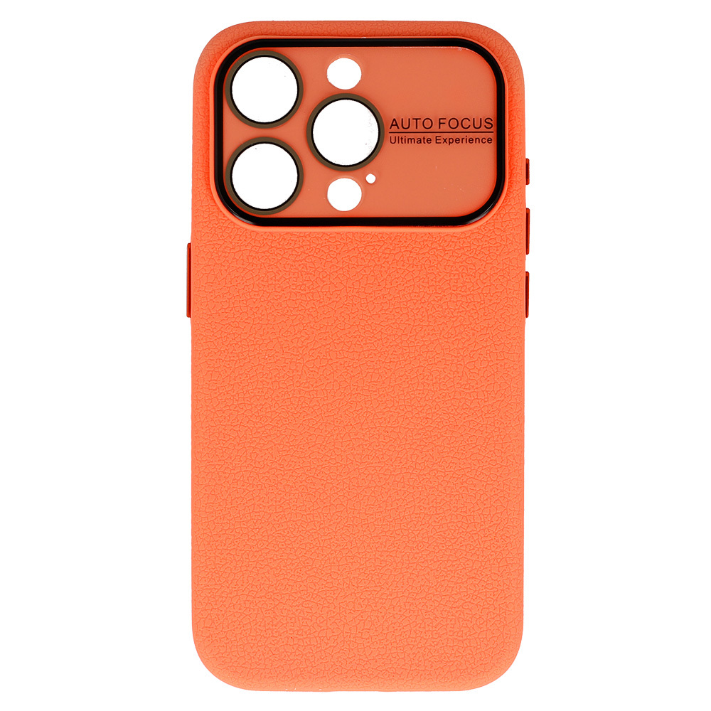 Pokrowiec Tel Protect Lichi Soft Case pomaraczowy Apple iPhone 15 / 6