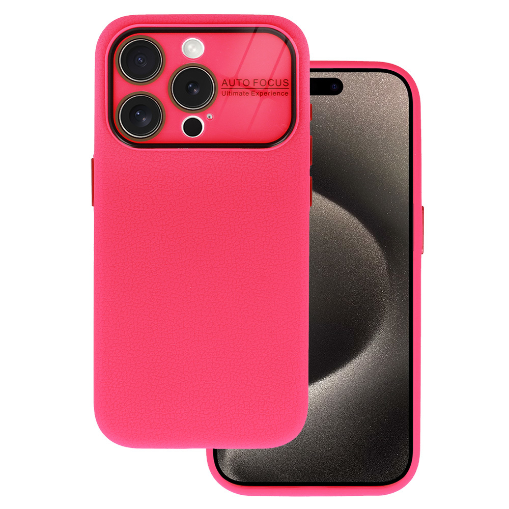 Pokrowiec Tel Protect Lichi Soft Case rowy Apple iPhone 15 Pro Max