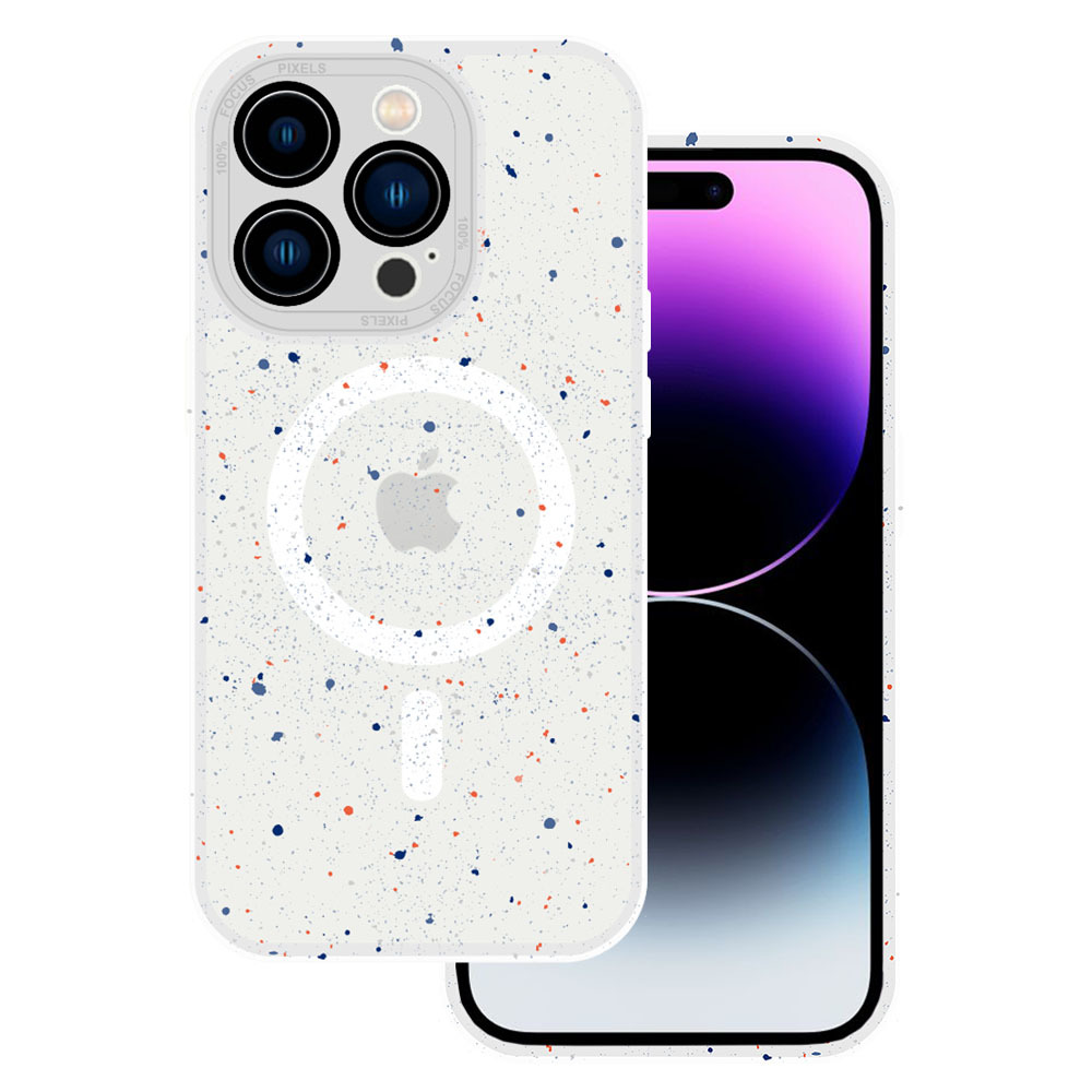 Pokrowiec Tel Protect Magnetic Splash Frosted Case biay Apple iPhone 12