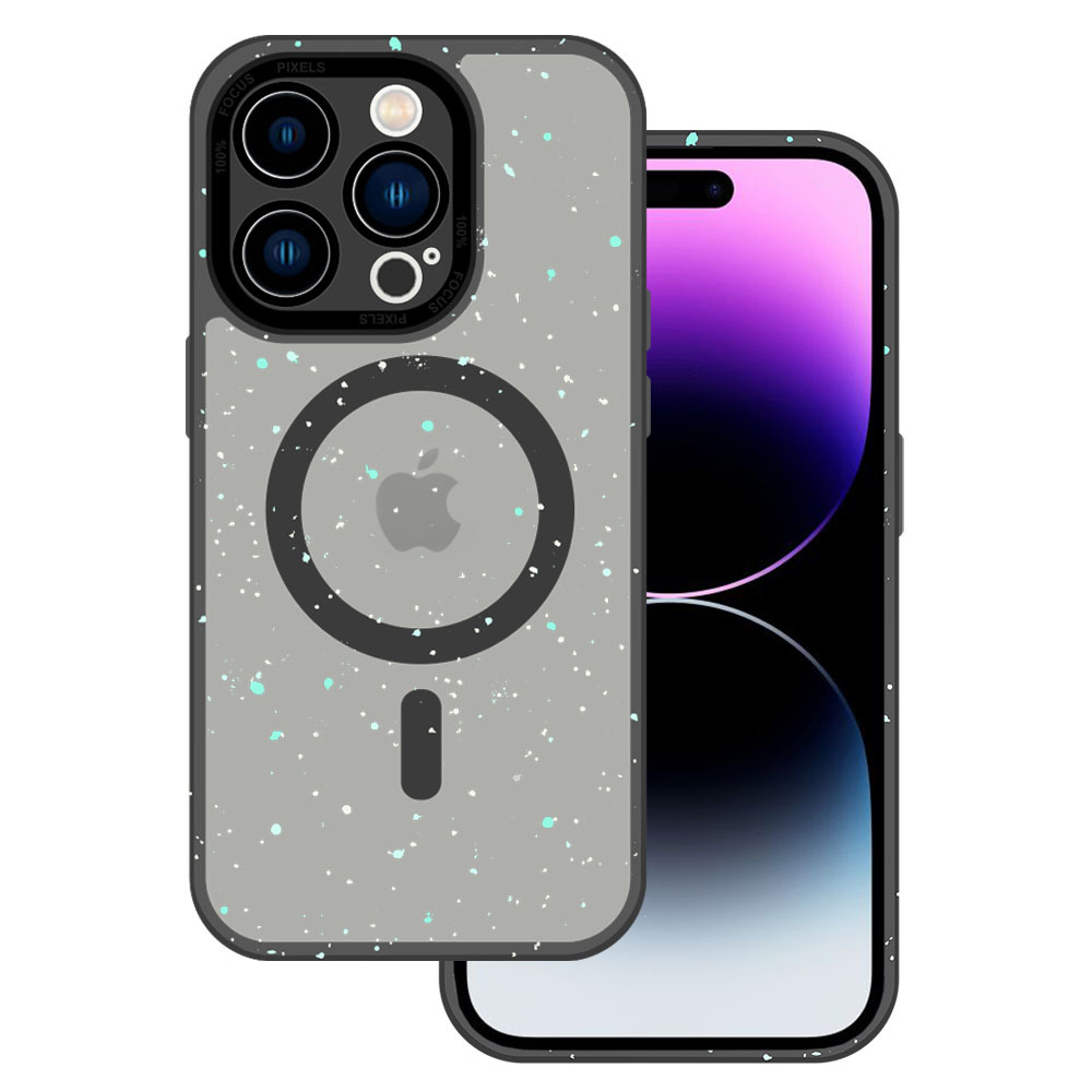 Pokrowiec Tel Protect Magnetic Splash Frosted Case czarny Apple iPhone 12