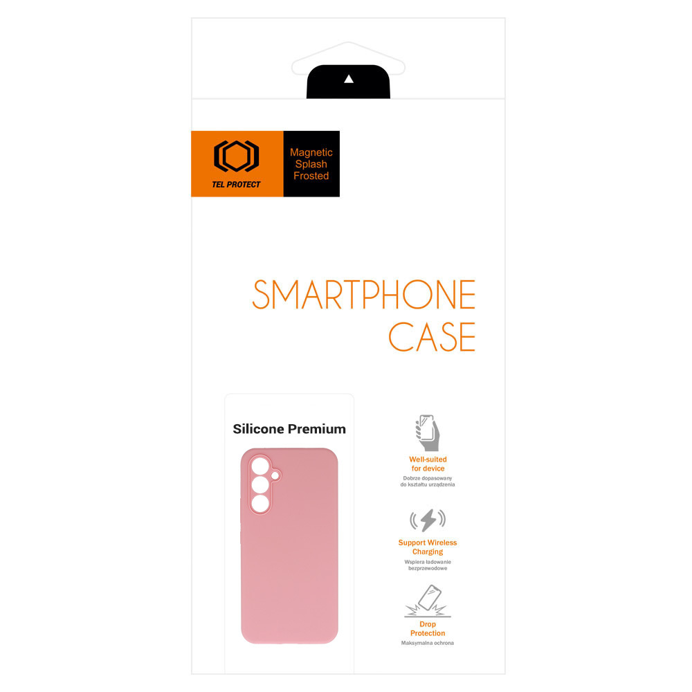 Pokrowiec Tel Protect Silicone Premium jasnorowy Samsung Galaxy S23 FE / 8