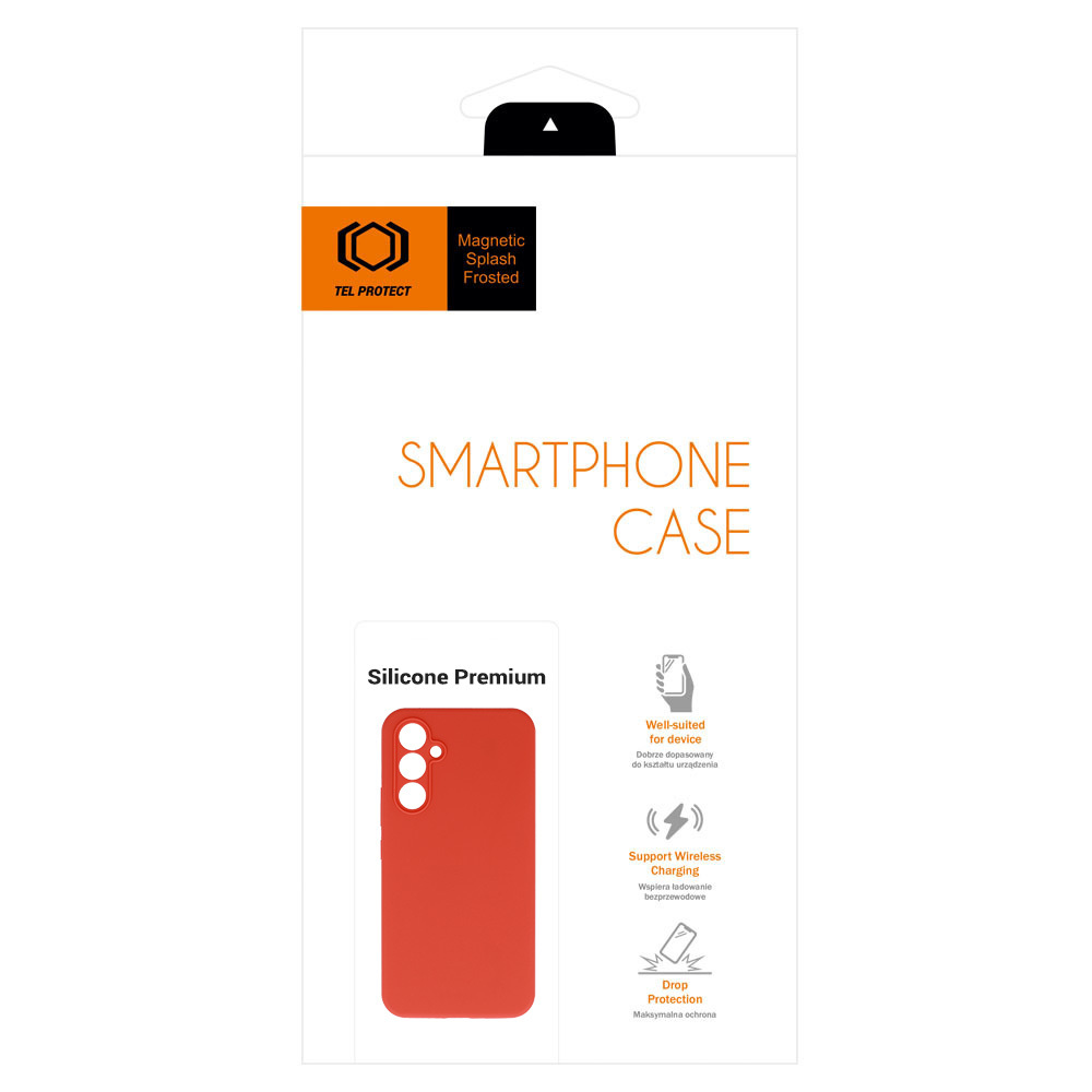 Pokrowiec Tel Protect Silicone Premium pomaraczowy Samsung Galaxy S23 FE / 8