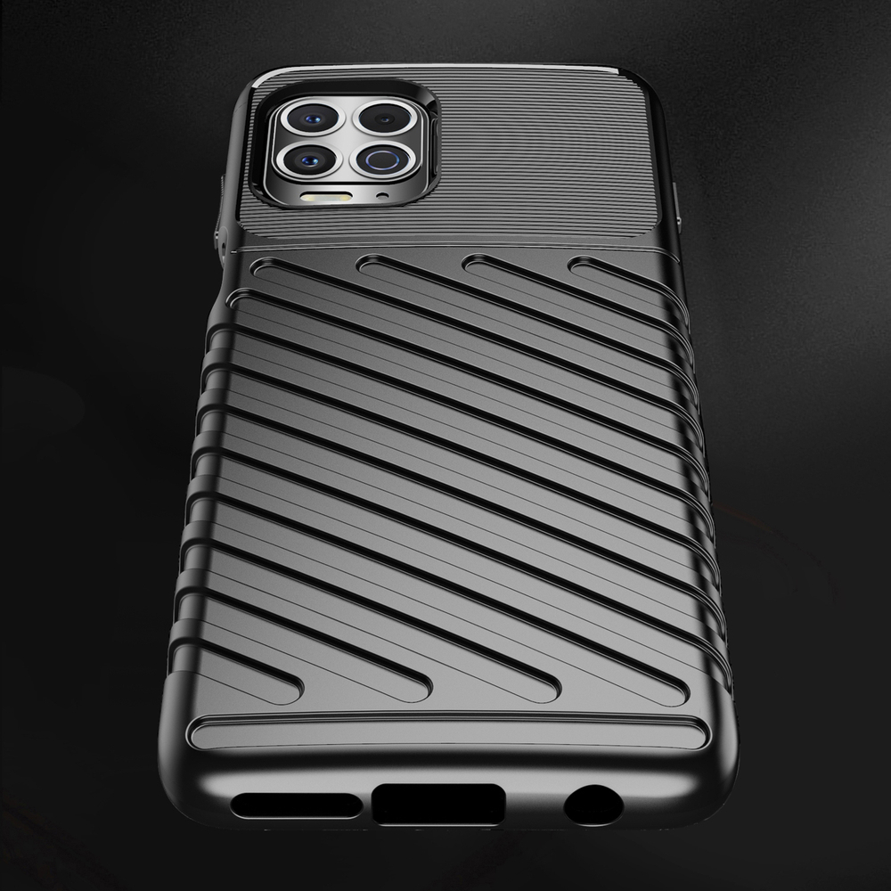 Pokrowiec Thunder Case czarny Motorola Moto G100 / 6