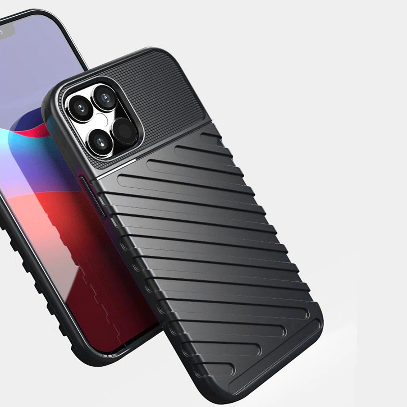 Pokrowiec Thunder Case czarny Motorola Moto G42 / 5