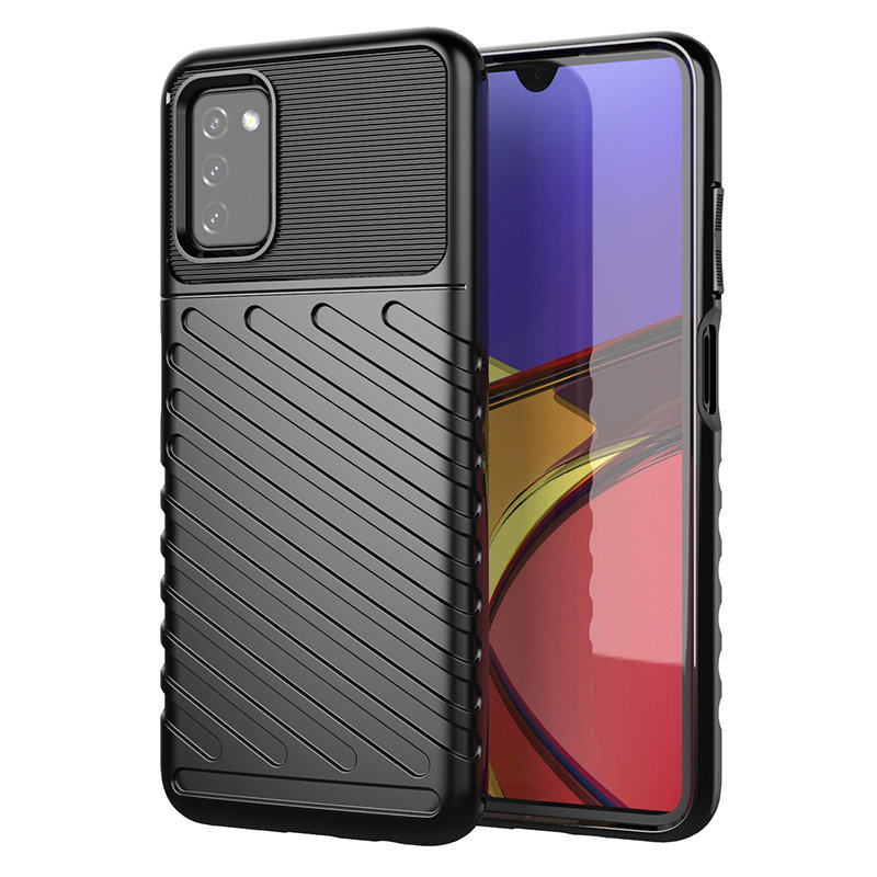 Pokrowiec Thunder Case czarny Samsung Galaxy A03s