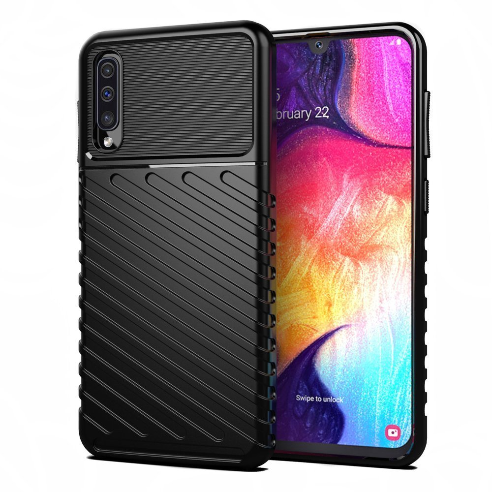 Pokrowiec Thunder Case czarny Samsung Galaxy A30s