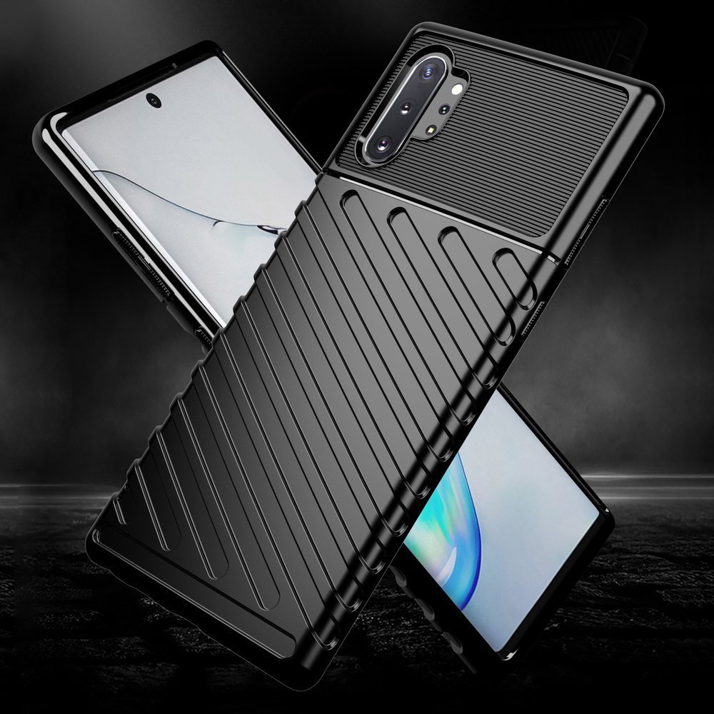 Pokrowiec Thunder Case czarny Samsung Galaxy Note 10 Plus / 2