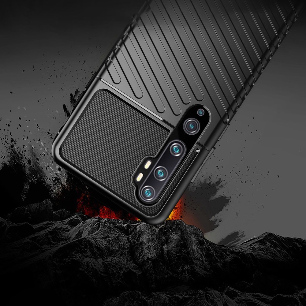 Pokrowiec Thunder Case czarny Xiaomi Mi CC9 Pro / 5