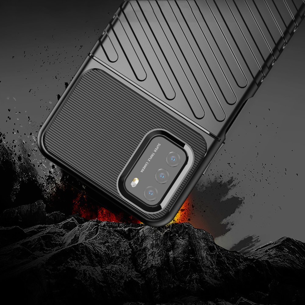 Pokrowiec Thunder Case czarny Xiaomi POCO M3 / 5